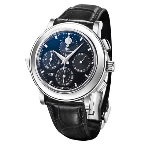 IWC Grande Complication Black Dial Platinum Automatic Men's .